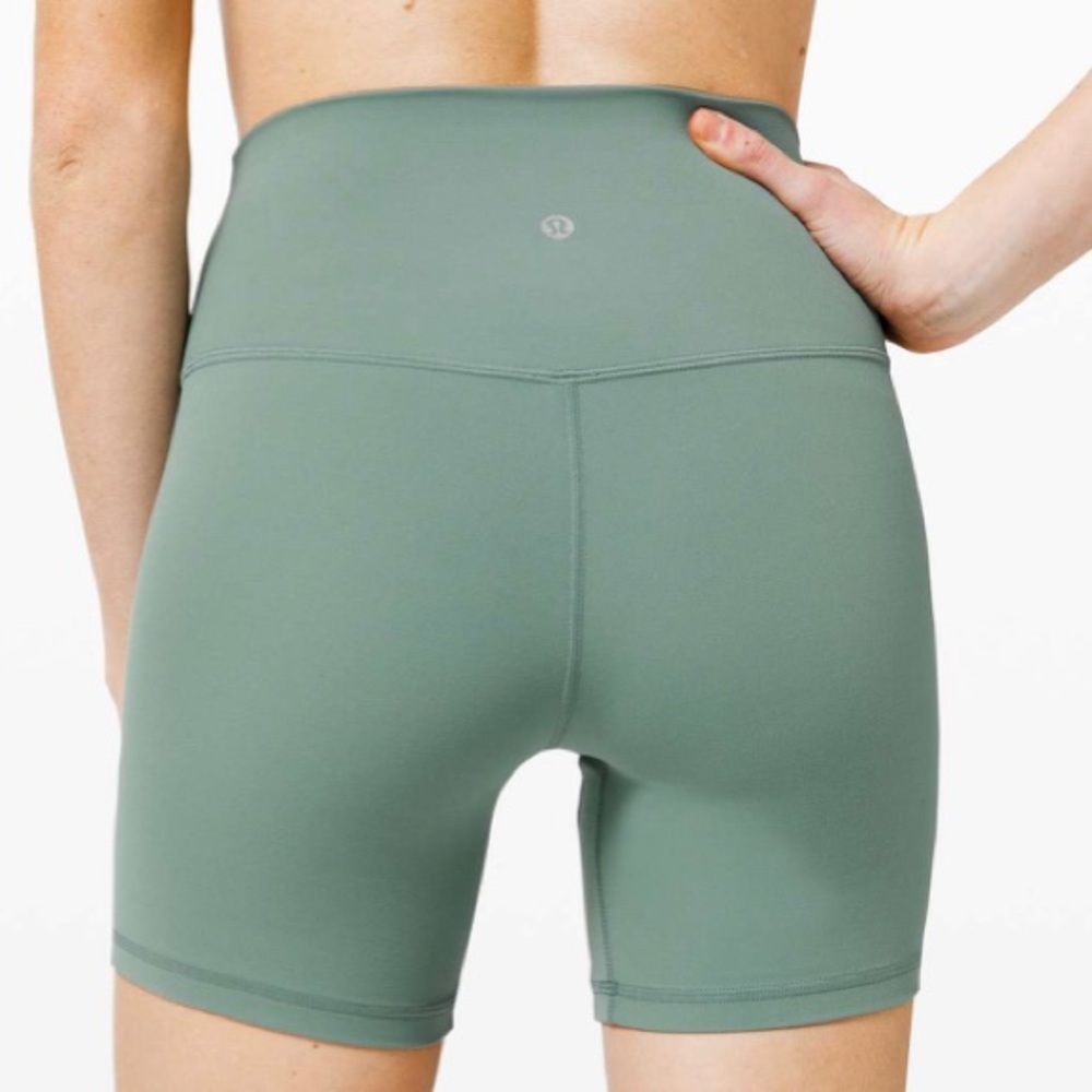 NWT! Lululemon Align Shorts 6" Tidewater Teal - Picture 2 of 6